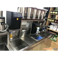 新豪新豪 奶茶設備商用奶茶店設備全套用品 不銹鋼冷藏保鮮柜水吧操作臺制冰機