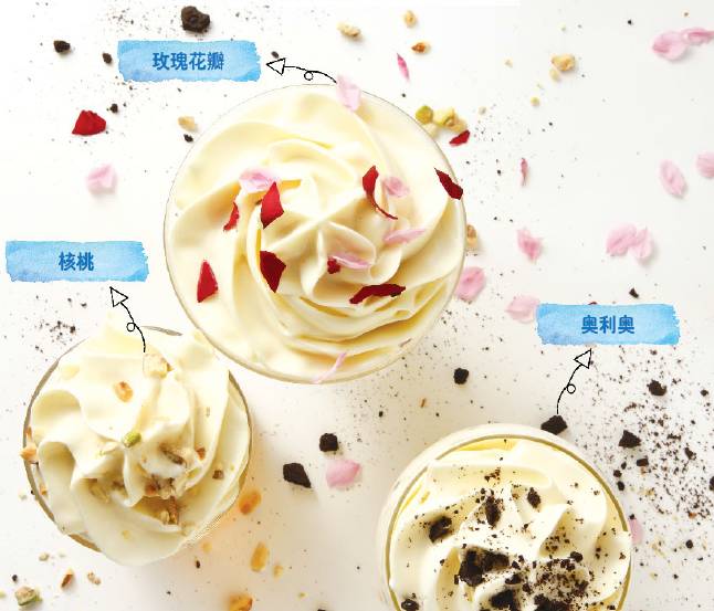 使用鮮奶油如何做出新奇另類的奶油頂？推薦 種新做法