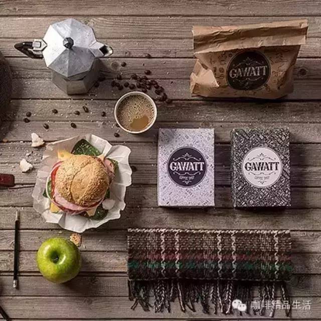 成功案例：Gawatt咖啡店視覺形象設(shè)計
