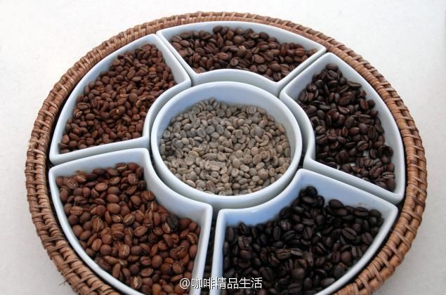 混合咖啡豆 風(fēng)味的調(diào)色板
