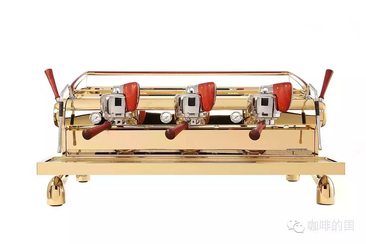 全球首臺(tái) K鍍金Espresso咖啡機(jī)