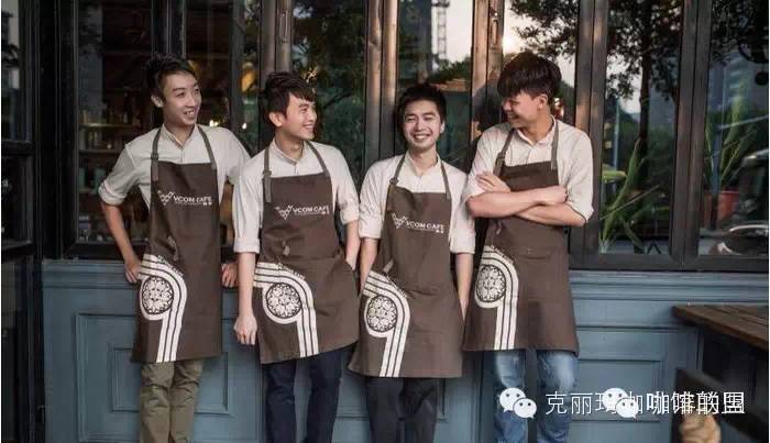 咖啡館的品牌移動(dòng)廣告 --- 圍裙