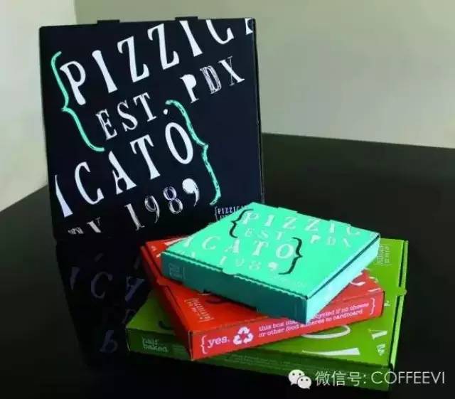 啡|VI應(yīng)用 ? PIZZA包裝盒打賞