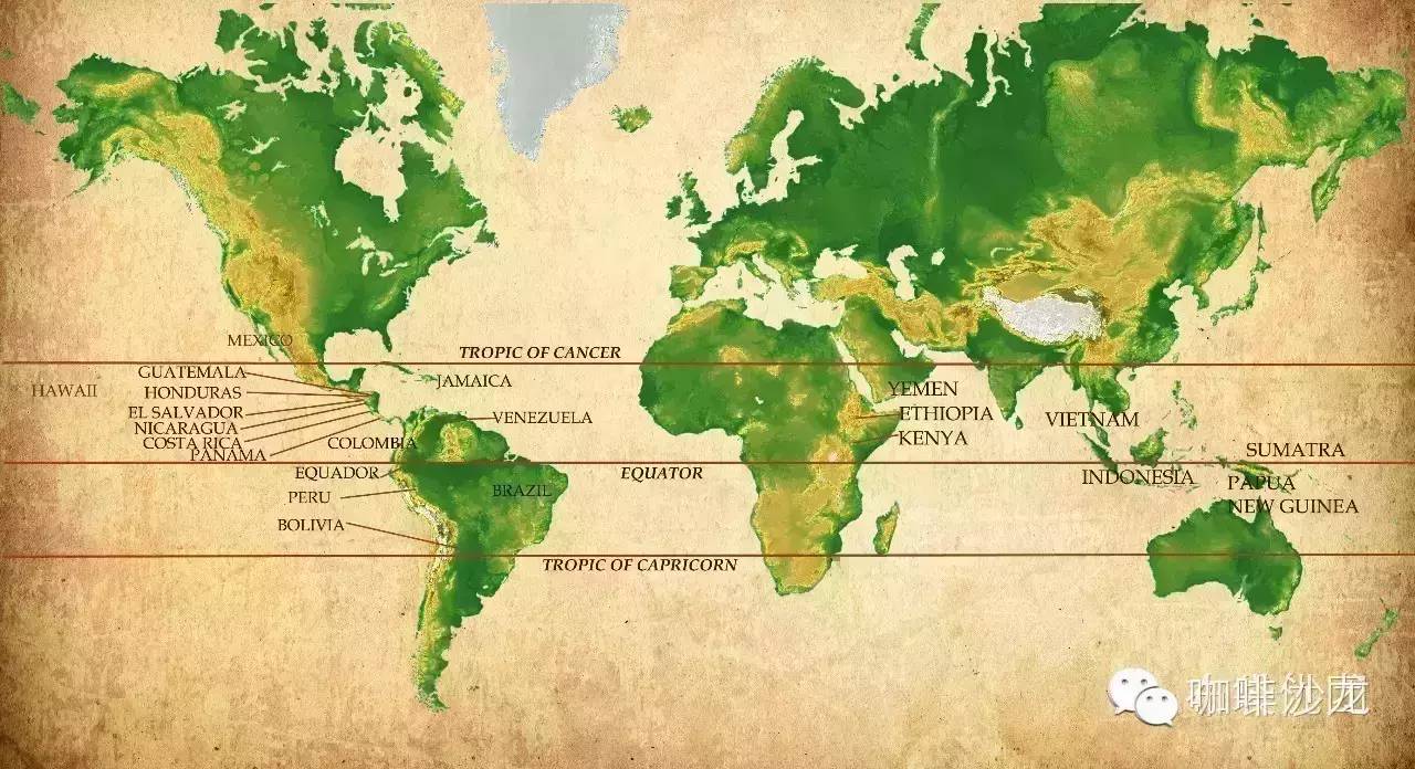 咖啡詞典 | 產(chǎn)國(guó)Countries