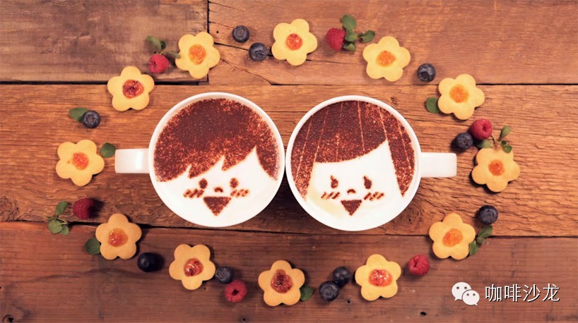 咖啡創(chuàng)意 | Latte arts——由1000杯拿鐵勾畫出來的一個浪漫愛情小故事
