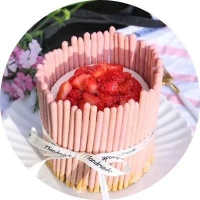 溫故知新 | 國(guó)民零食Pocky棒做出粉紅少女蛋糕，簡(jiǎn)單快手又新穎