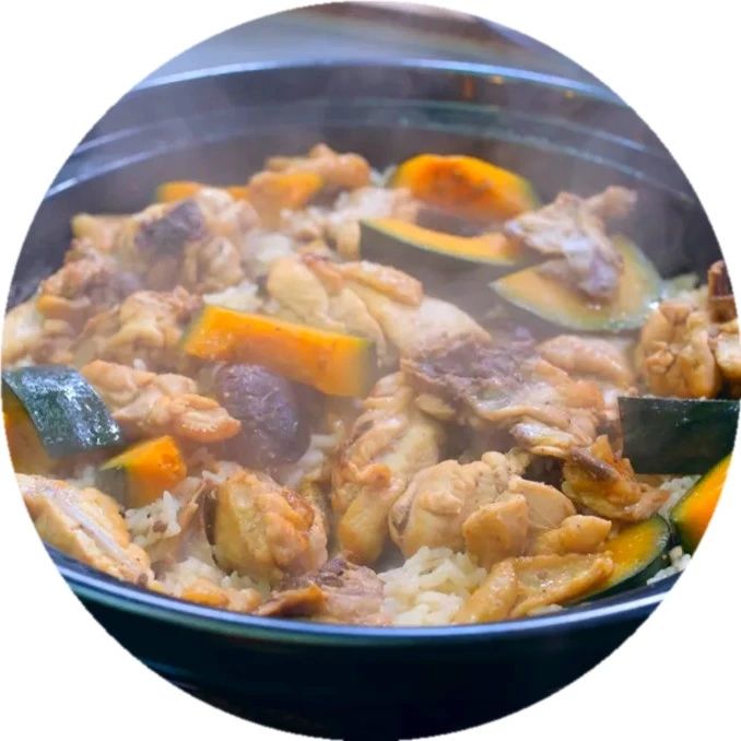 詹姆士的廚房 | 秋天到，南瓜俏！搭配雞肉好味道：南瓜雞肉炊飯