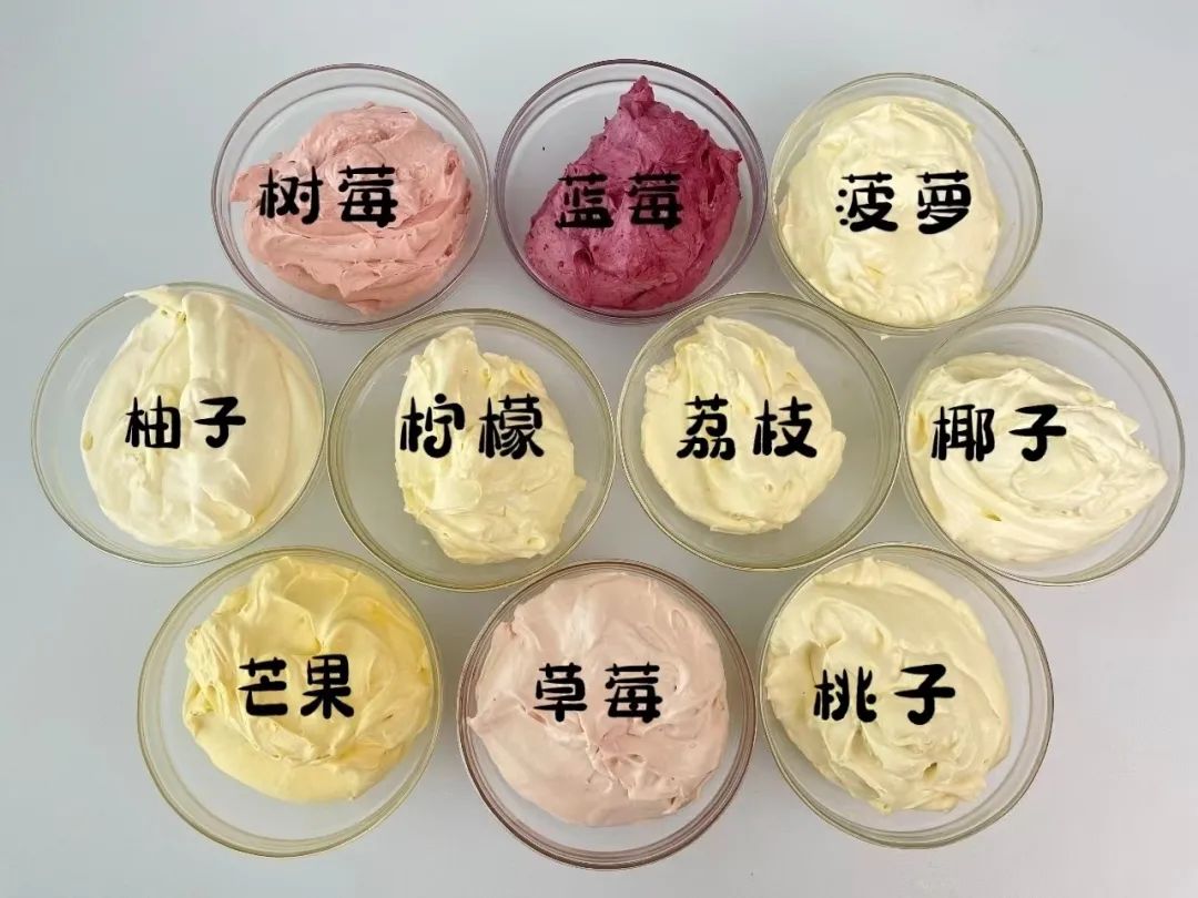 珍藏版！ 款水果口味的淡奶油調(diào)配，萬能動物奶油配方！
